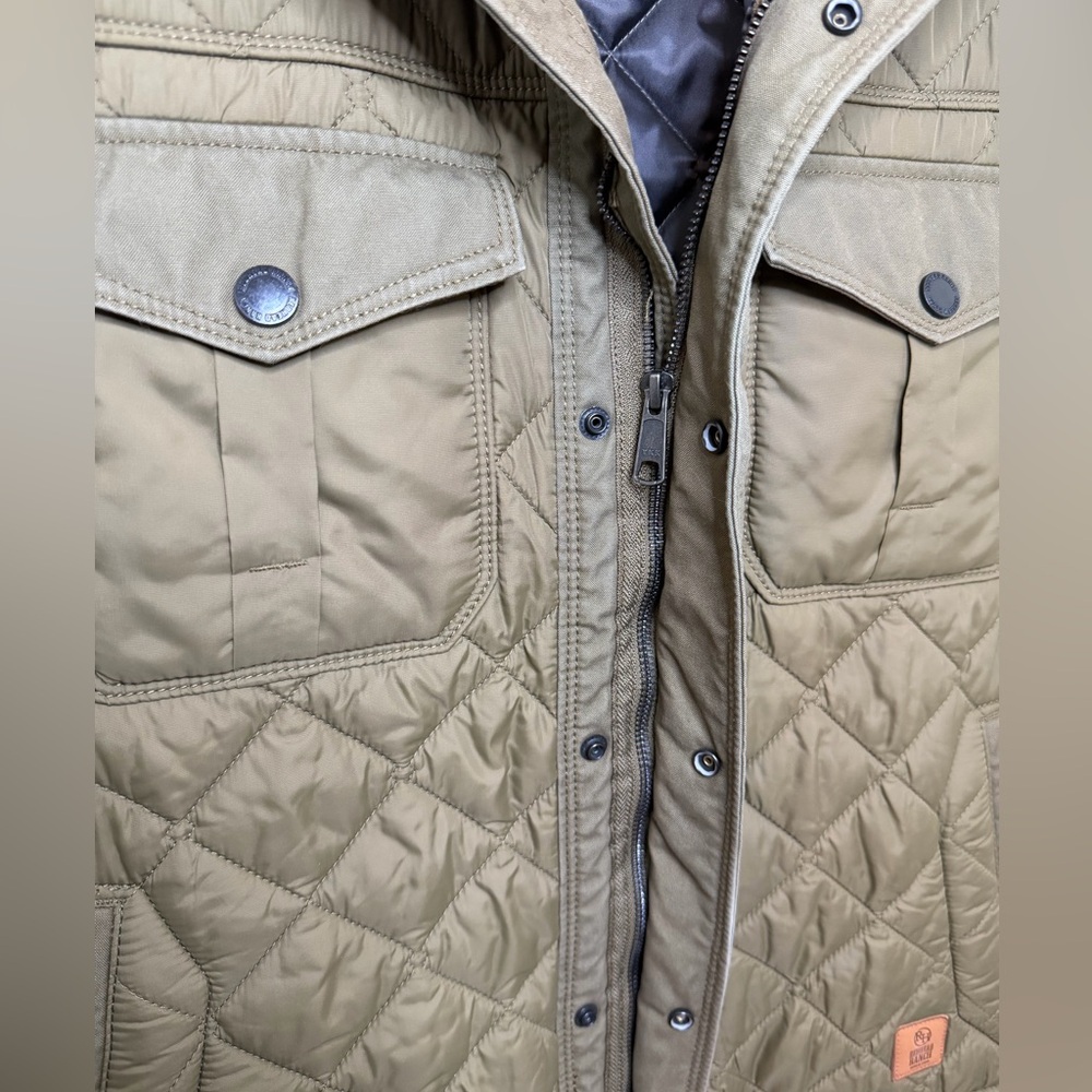 RedHead Ranch Men’s Wilsons Creek Quilted Vest Dark Olive Size Large - Picture 5 of 10
